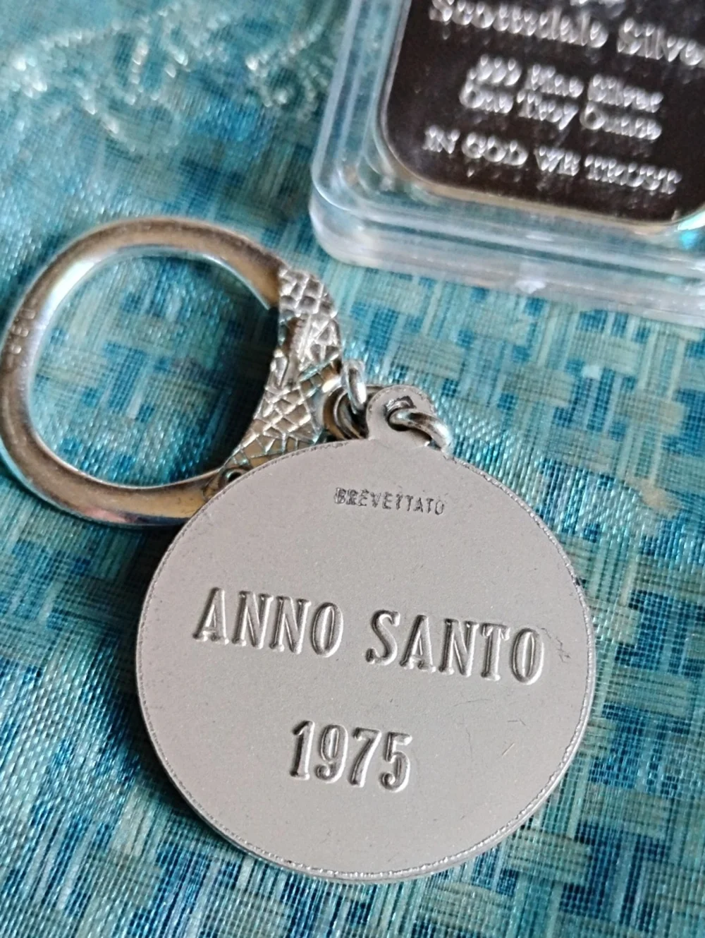 Roma Keychain&Silver Ring&Ounce Silver Billion Bar